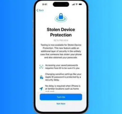 古交苹果授权维修店分享被盗设备保护功能开启方法 