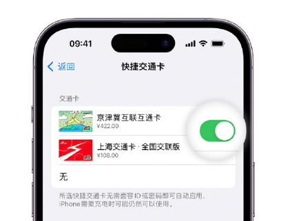 古交apple维修点分享iPhone上更换Apple Pay快捷交通卡手绘卡面 