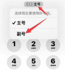 古交苹果14维修店分享iPhone 14 Pro Max使用副卡打电话的方法 